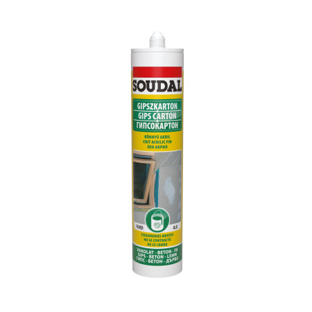 Mastic Acrilic Gips-Carton Alb Soudal 280 ML / BAX 15 BUC